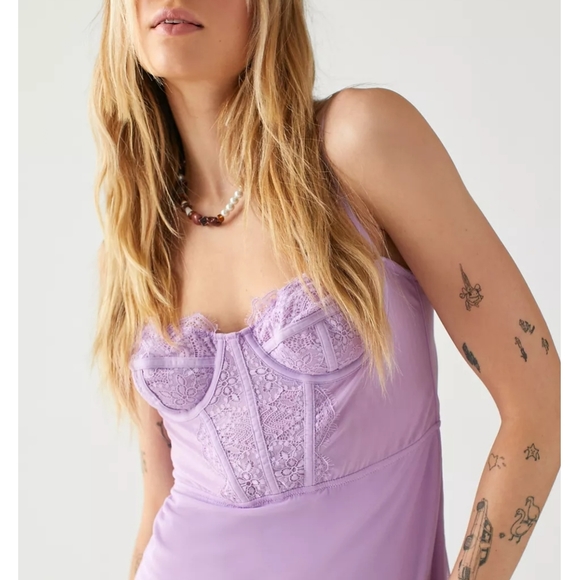 FINAL PRICE! NEW! UO Corset Bustier Slip Dress - Picture 4 of 4
